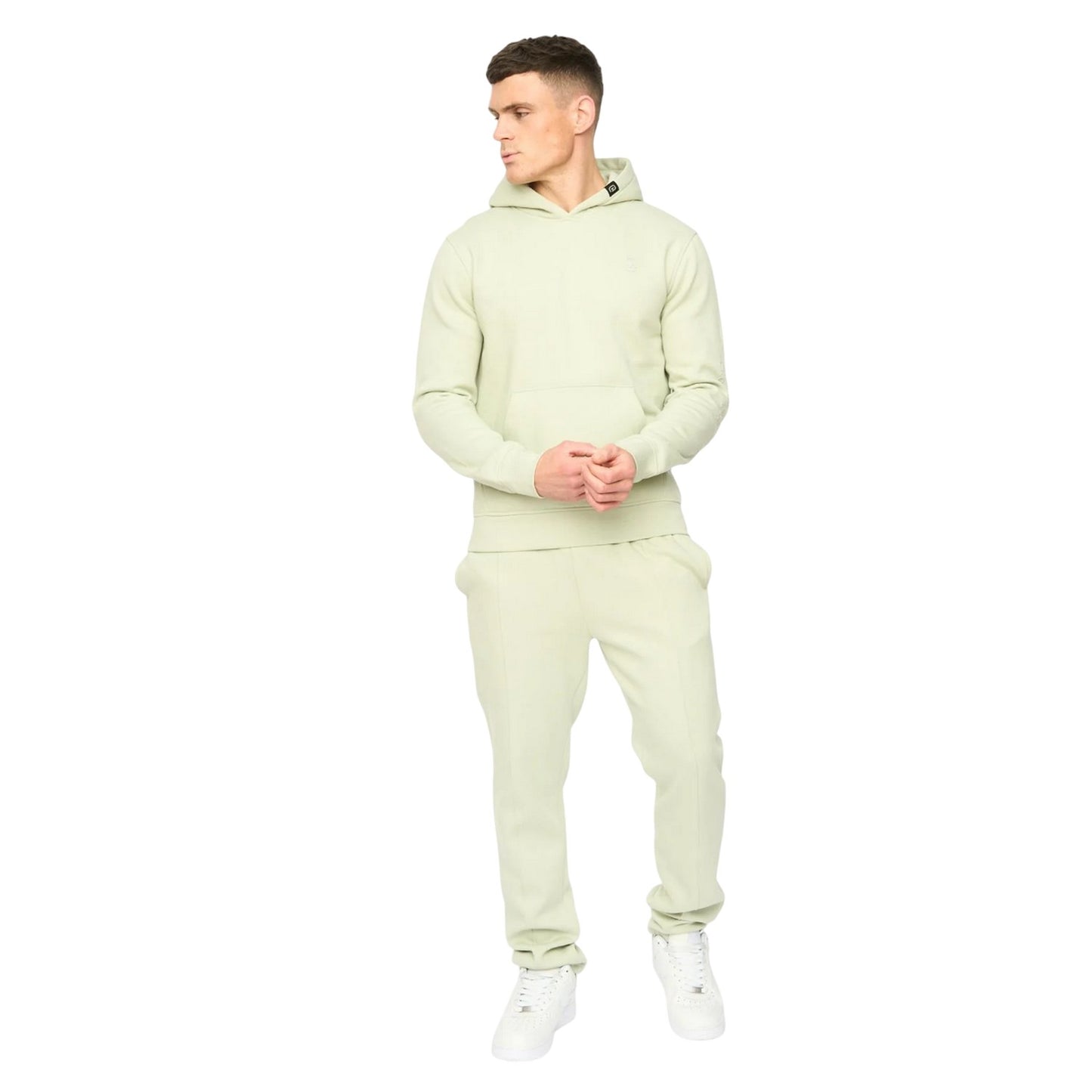 Light Olive - Lifestyle - Crosshatch Mens Crufton Hoodie