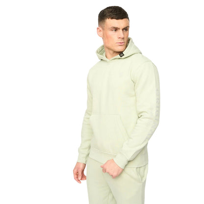 Light Olive - Front - Crosshatch Mens Crufton Hoodie