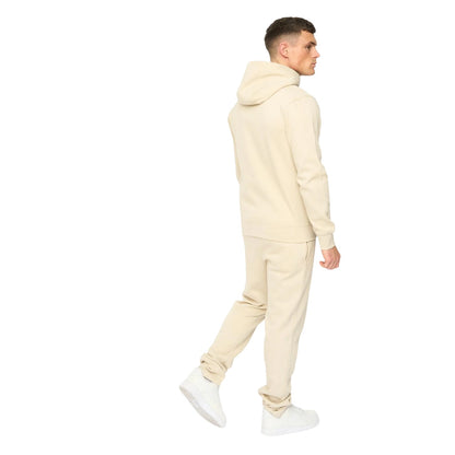 Light Stone - Back - Crosshatch Mens Crufton Hoodie