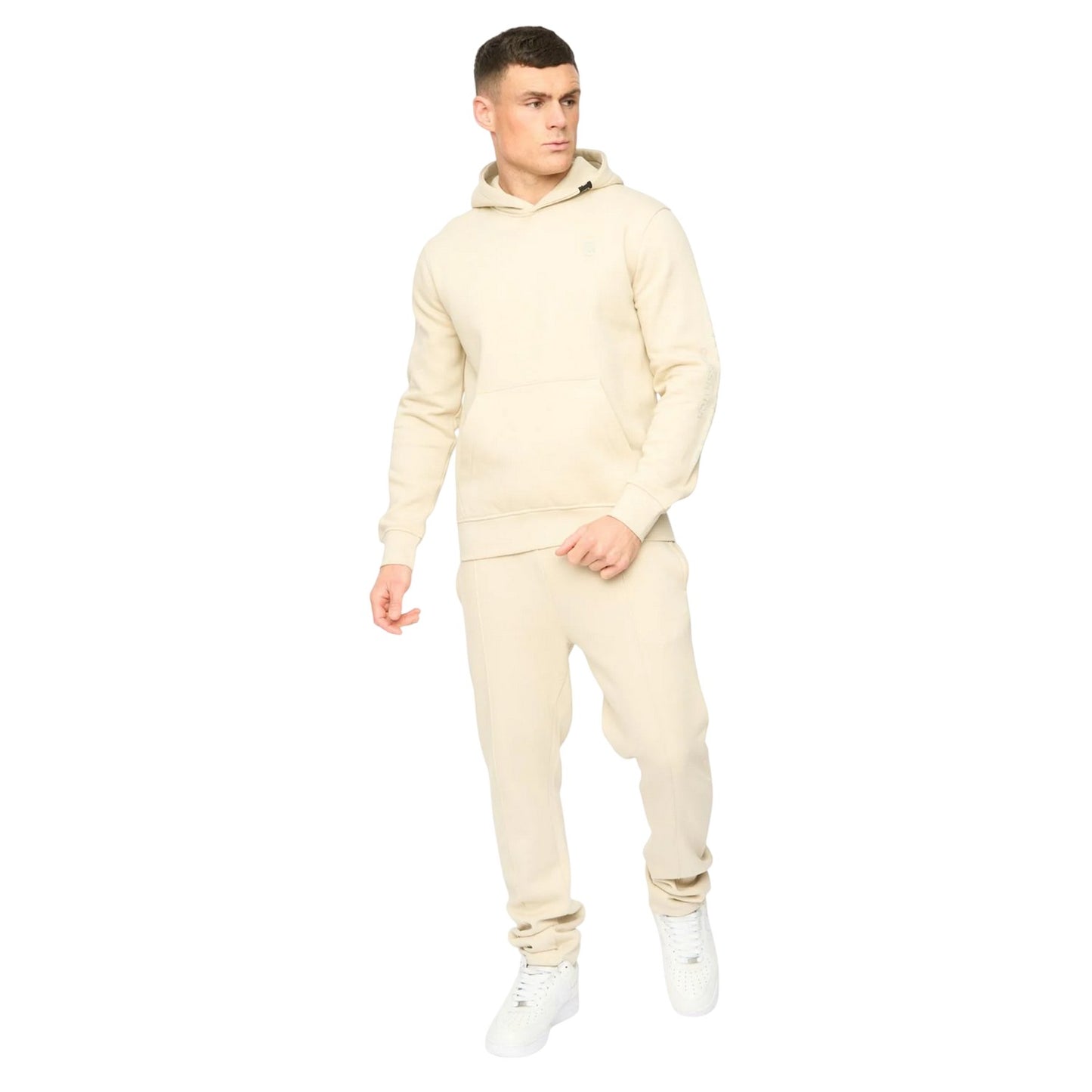 Light Stone - Lifestyle - Crosshatch Mens Crufton Hoodie