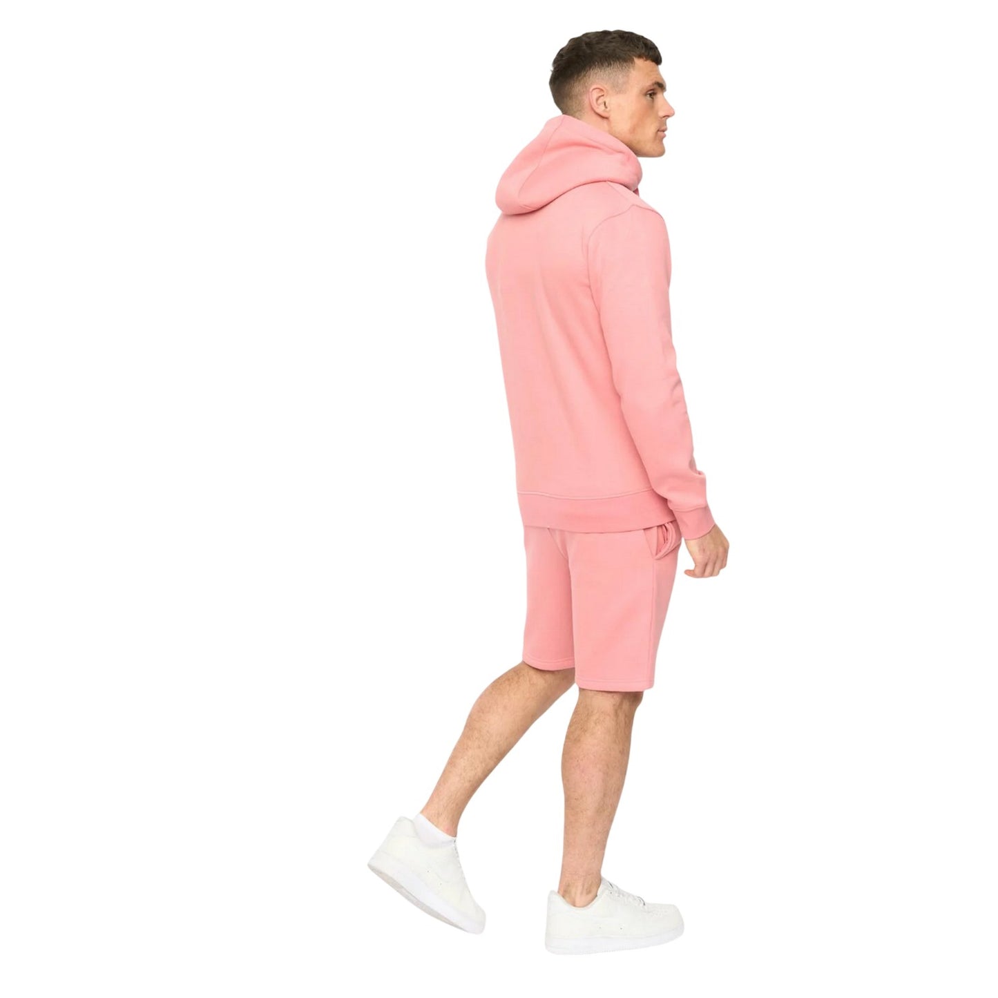 Pink - Back - Crosshatch Mens Kensby Hoodie