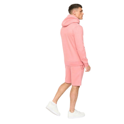 Pink - Back - Crosshatch Mens Kensby Hoodie