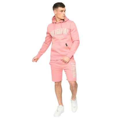 Pink - Lifestyle - Crosshatch Mens Kensby Hoodie