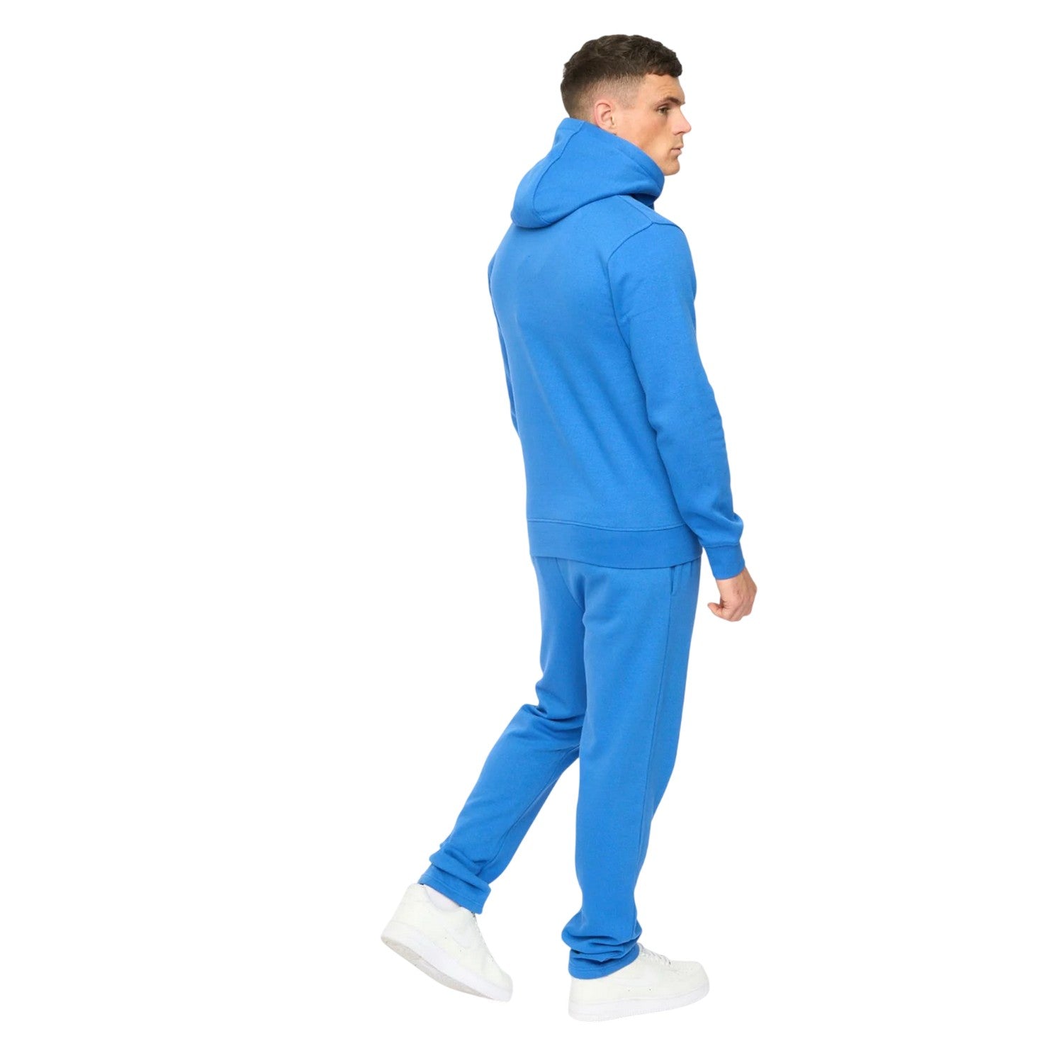 Royal Blue - Back - Crosshatch Mens Kensby Hoodie