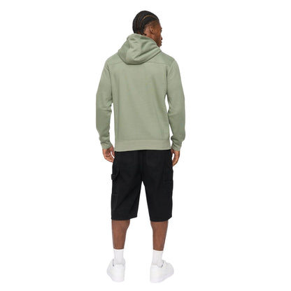 Olive - Back - Crosshatch Mens Portville Hoodie