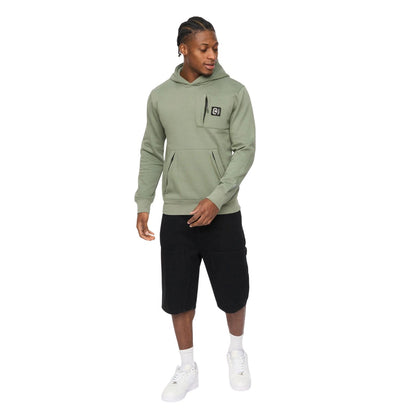 Olive - Lifestyle - Crosshatch Mens Portville Hoodie