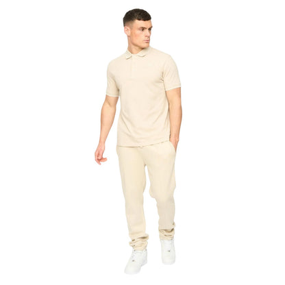 Light Stone - Lifestyle - Crosshatch Mens Crufton Polo Shirt