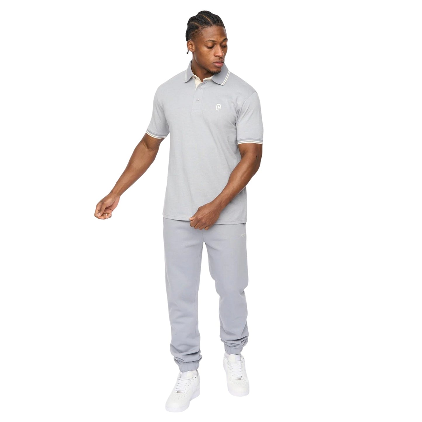 Light Blue - Lifestyle - Crosshatch Mens Preece Polo Shirt