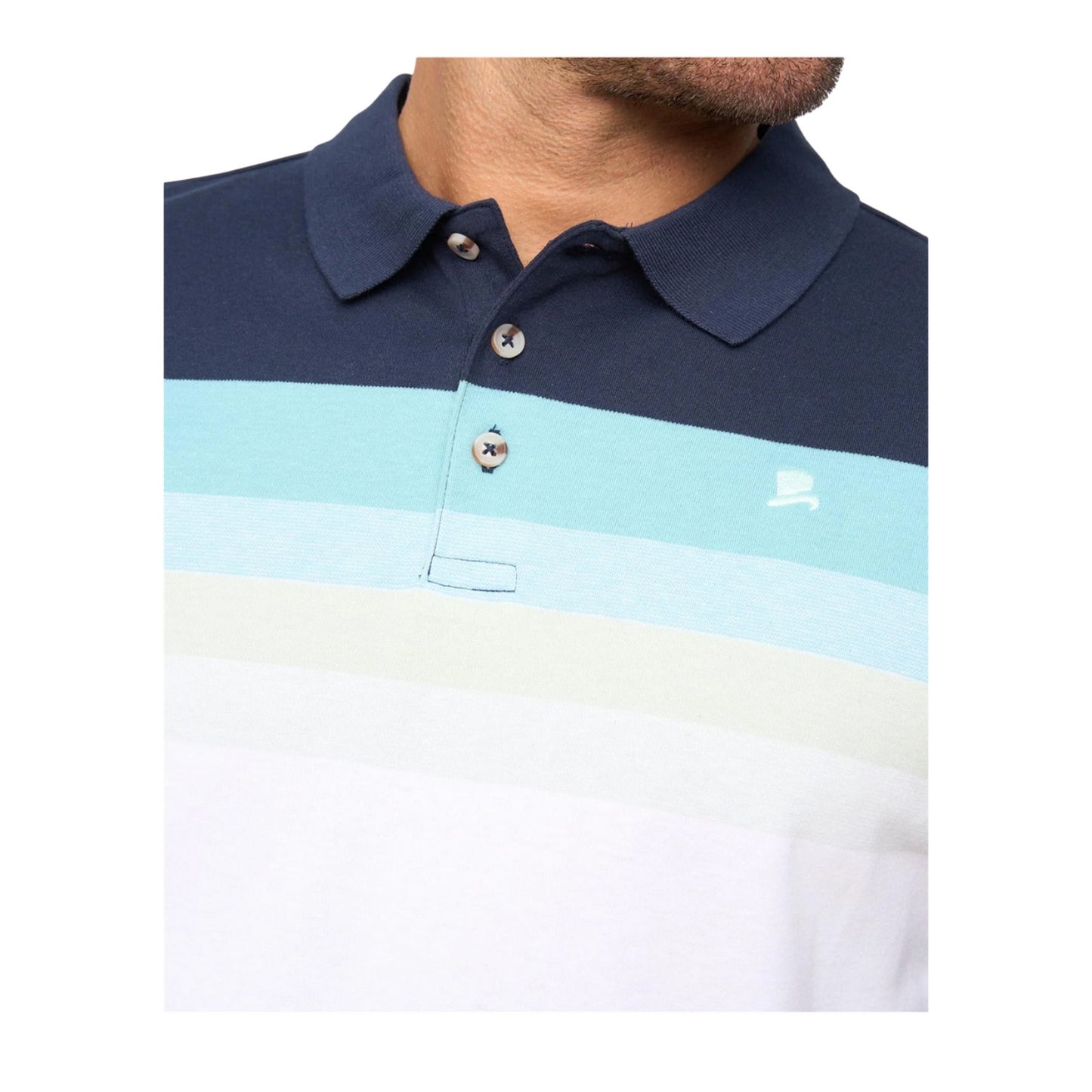 Navy - Side - Bewley & Ritch Mens Danson Polo Shirt