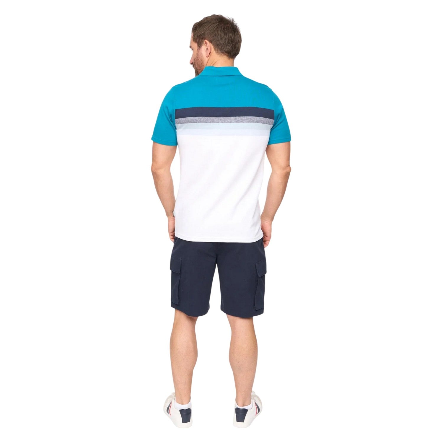 Deep Blue - Back - Bewley & Ritch Mens Danson Polo Shirt