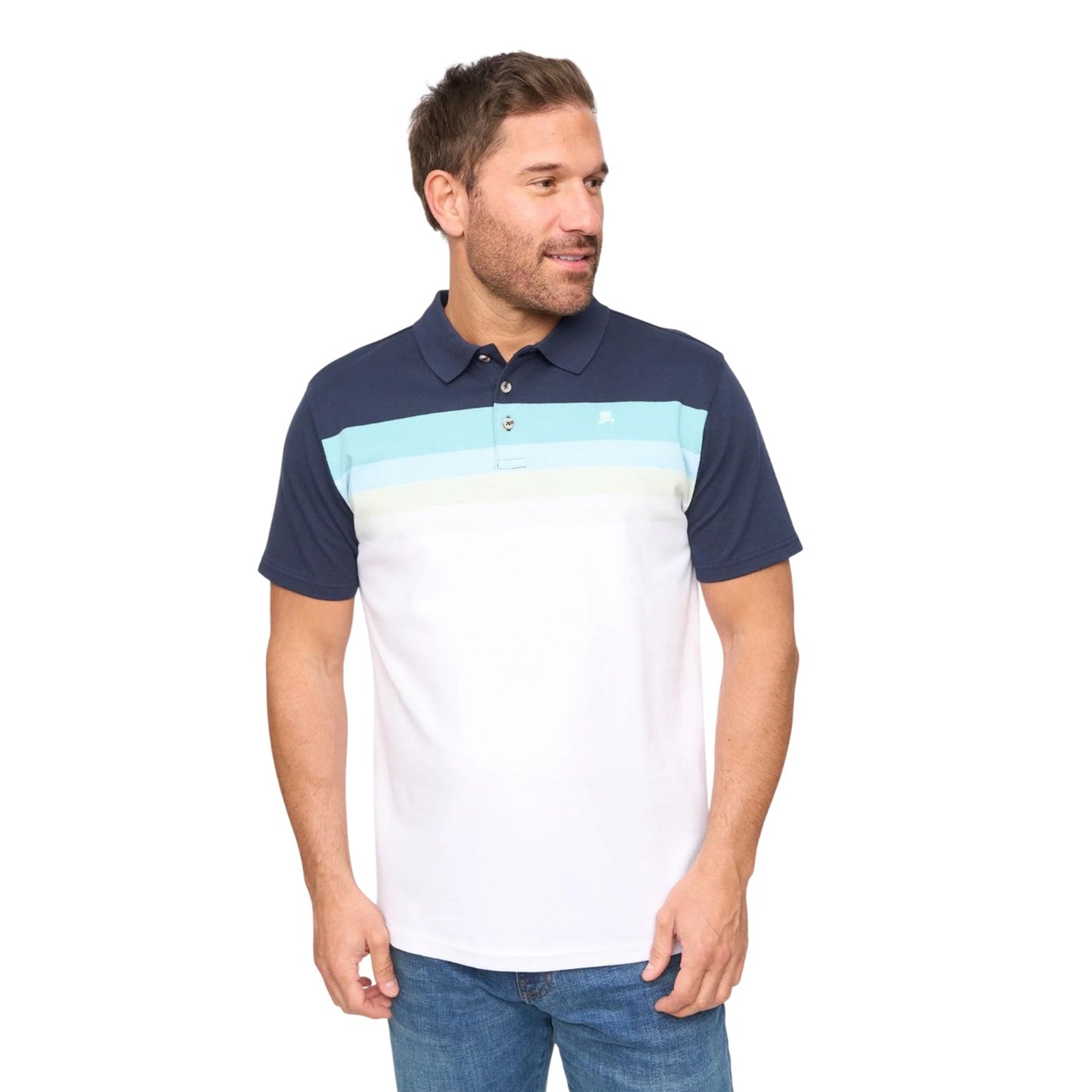 Navy - Front - Bewley & Ritch Mens Danson Polo Shirt