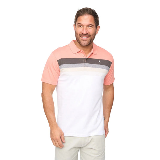 Coral - Front - Bewley & Ritch Mens Danson Polo Shirt
