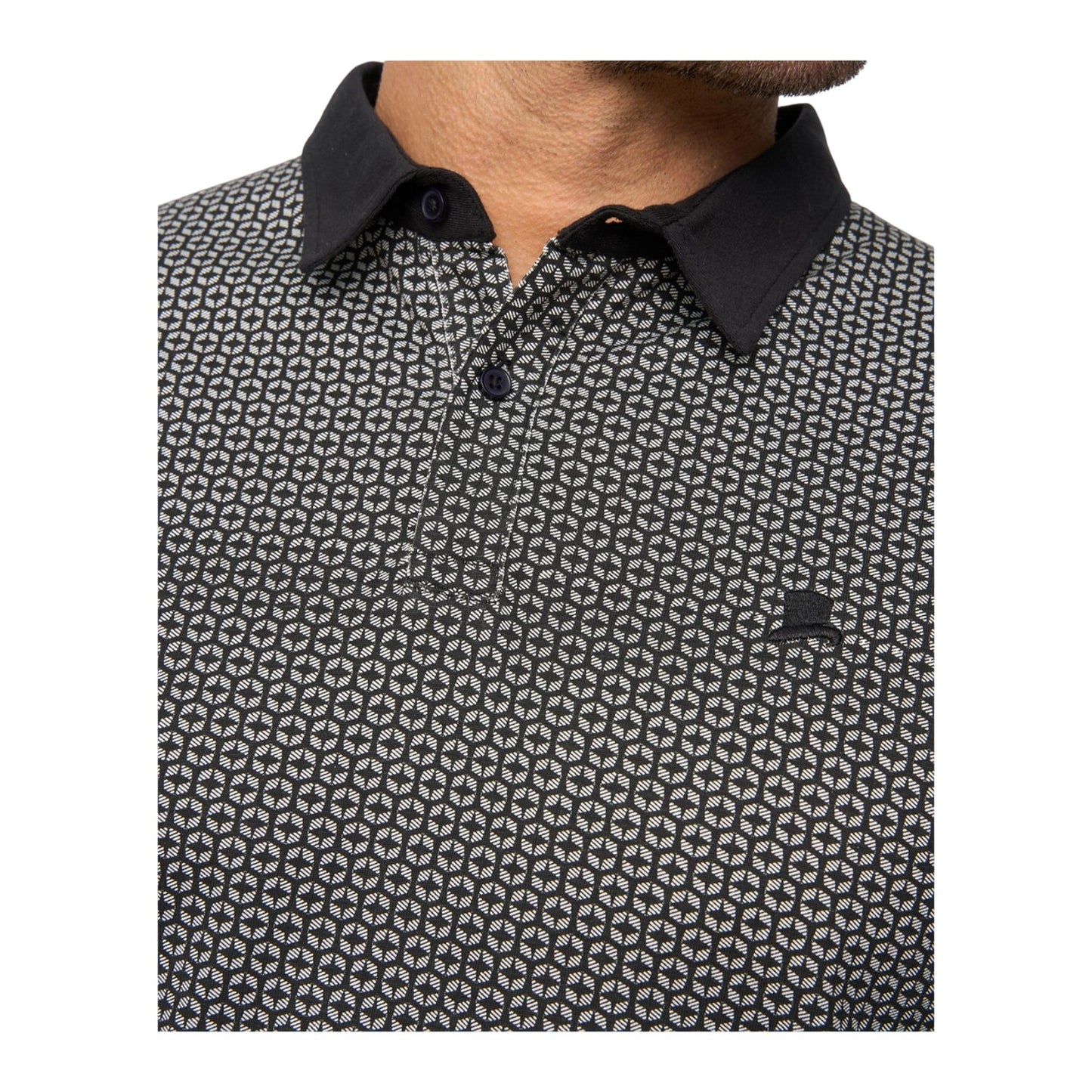 Black - Side - Bewley & Ritch Mens Calvert Polo Shirt