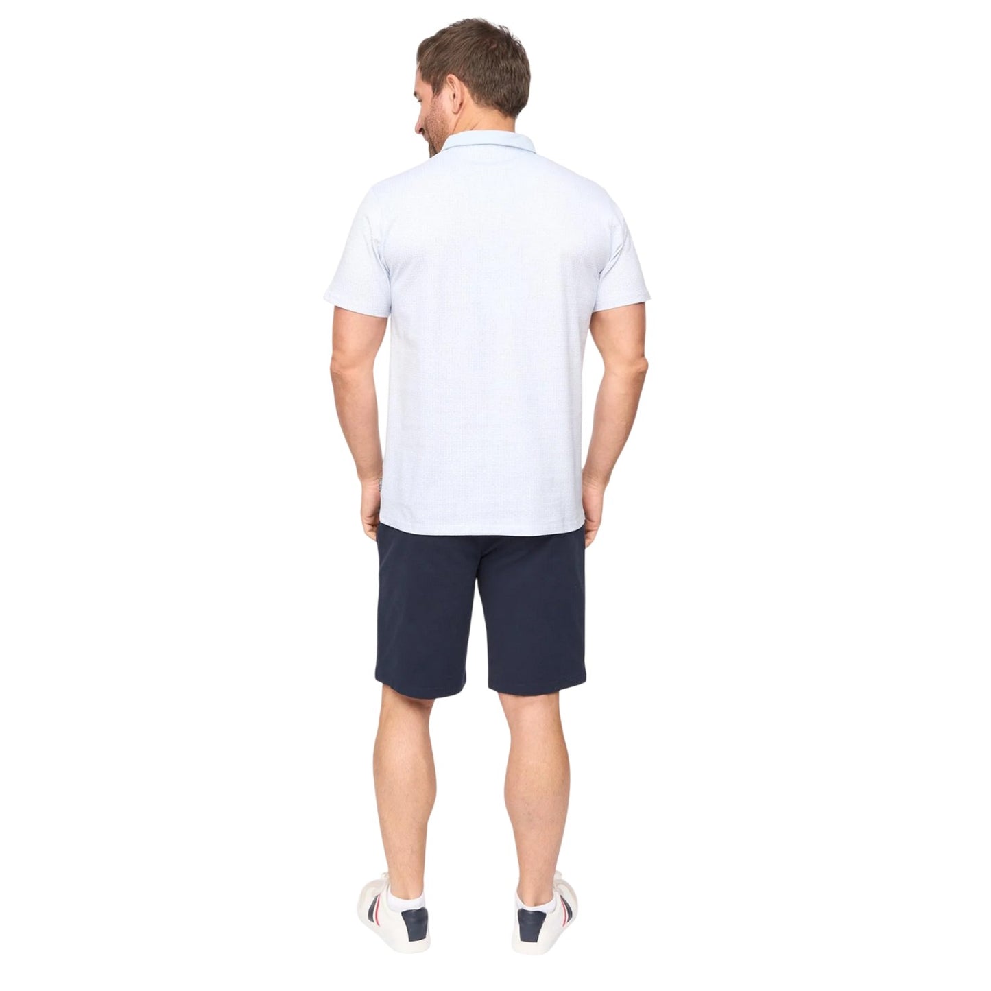 Blue - Back - Bewley & Ritch Mens Calvert Polo Shirt