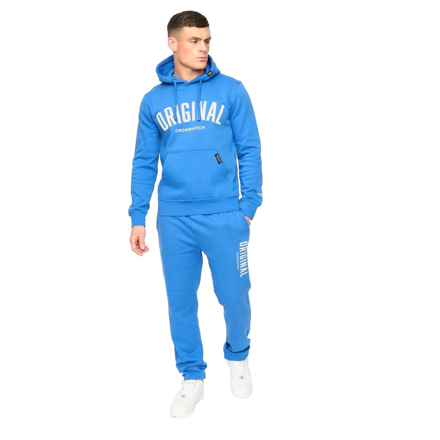 Royal Blue - Lifestyle - Crosshatch Mens Kensby Joggers