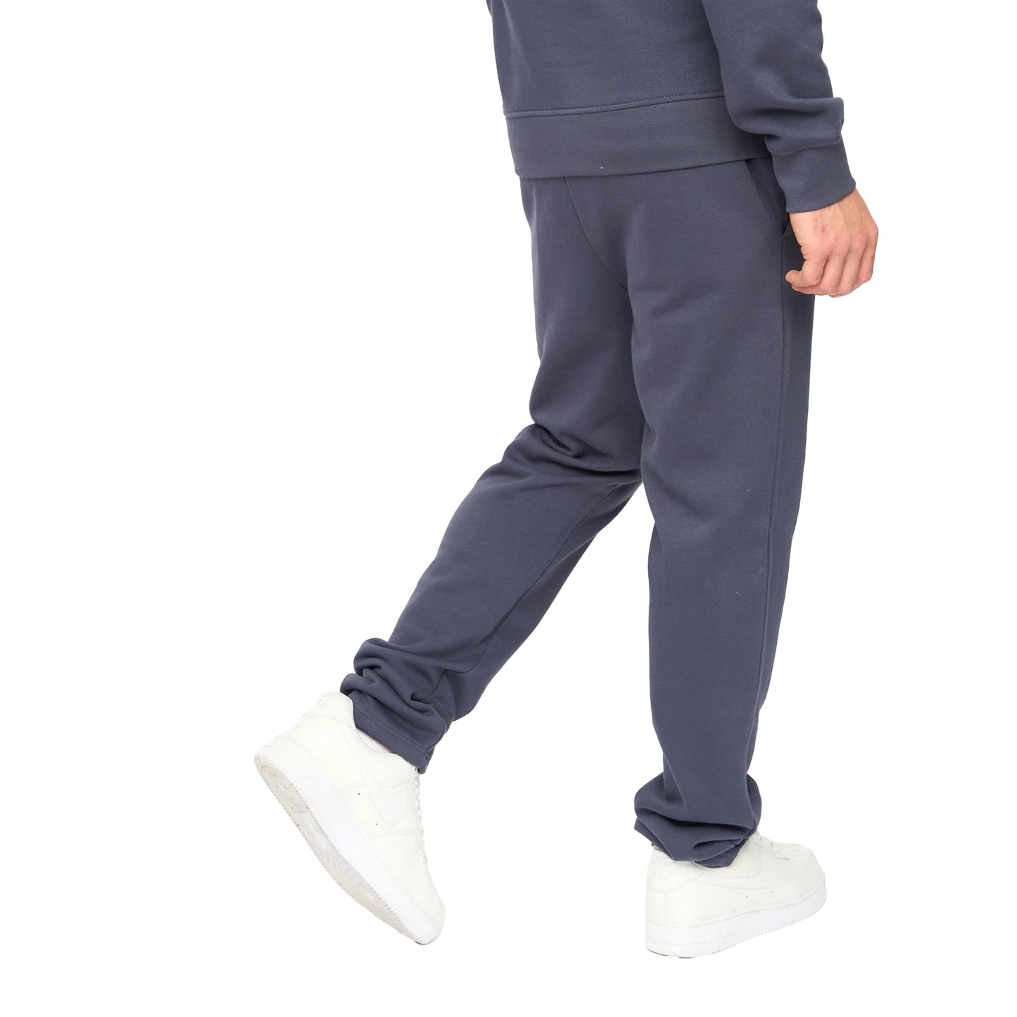 Navy - Back - Crosshatch Mens Kensby Joggers