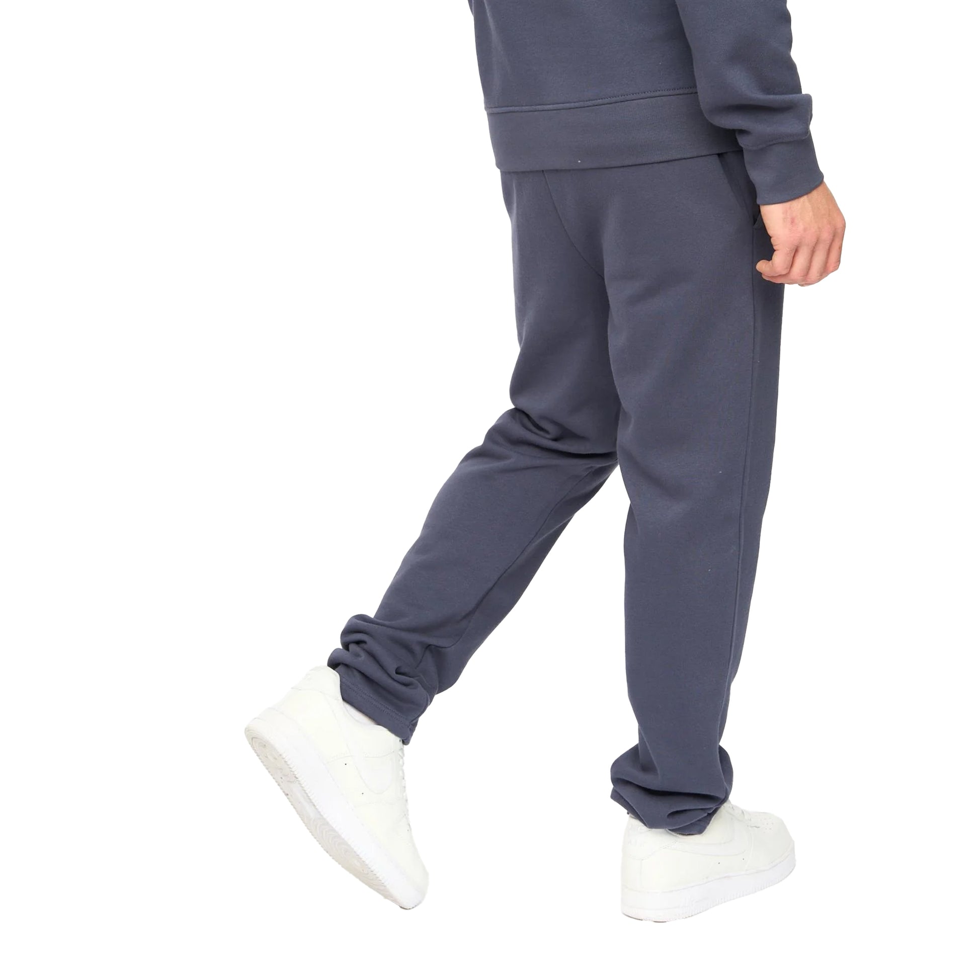 Navy - Back - Crosshatch Mens Kensby Joggers