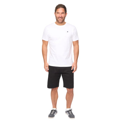 Black - Side - Bewley & Ritch Mens Clarksten Cotton Regular Chino Shorts