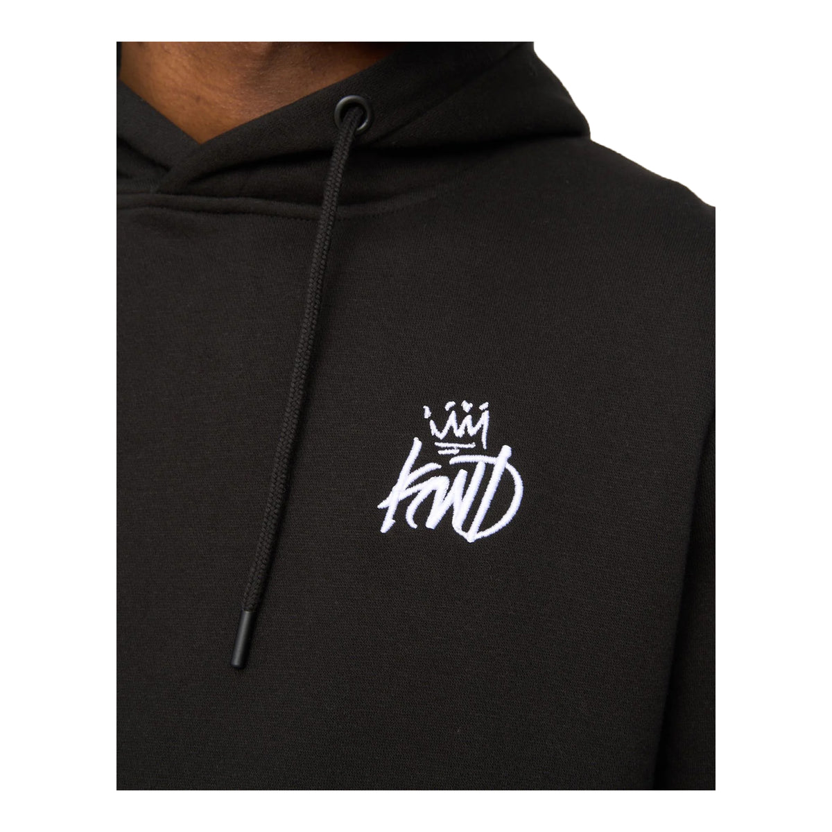 Black - Side - Kings Will Dream Mens Crosby Cotton Blend Hoodie