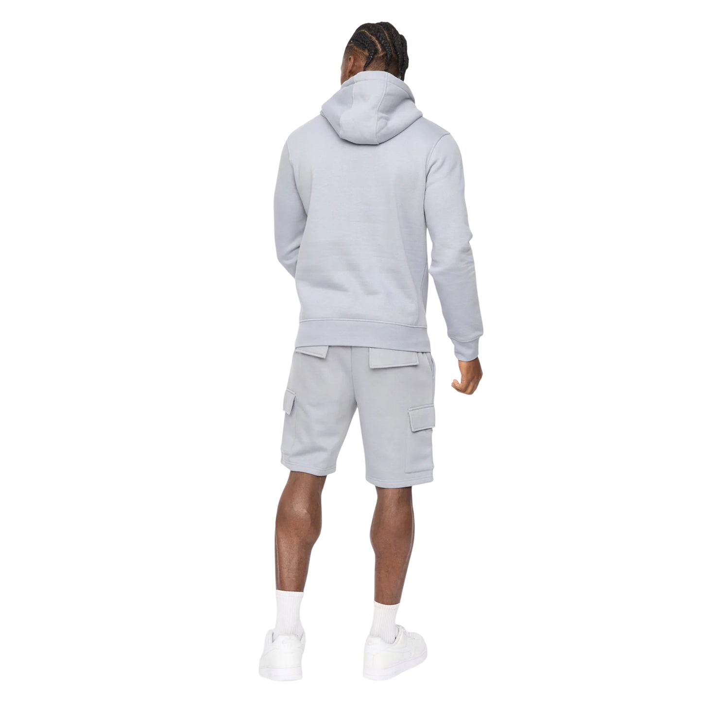 Steel Blue - Lifestyle - Crosshatch Mens Bardon Hoodie