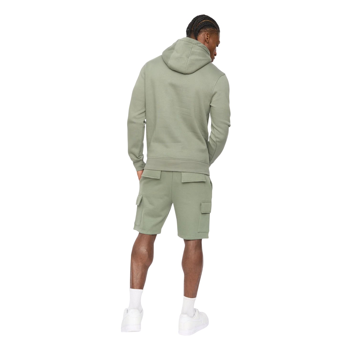 Olive - Lifestyle - Crosshatch Mens Bardon Hoodie