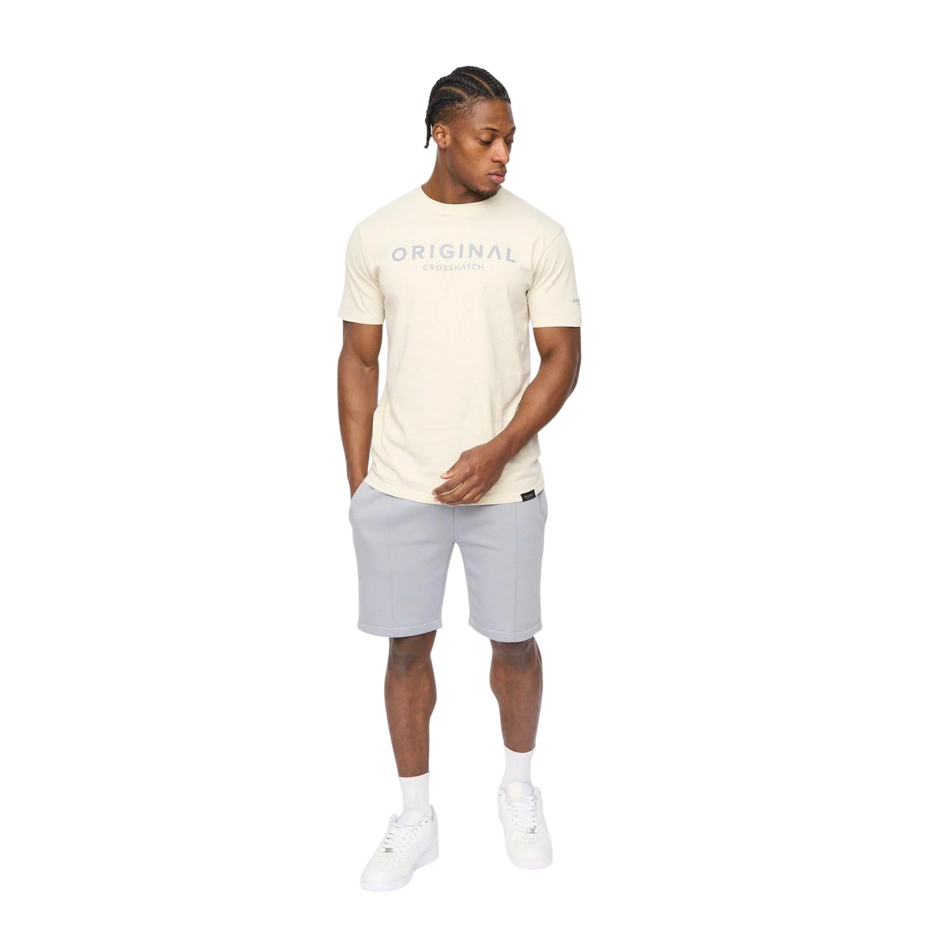Steel Blue - Lifestyle - Crosshatch Mens Bardon Casual Shorts