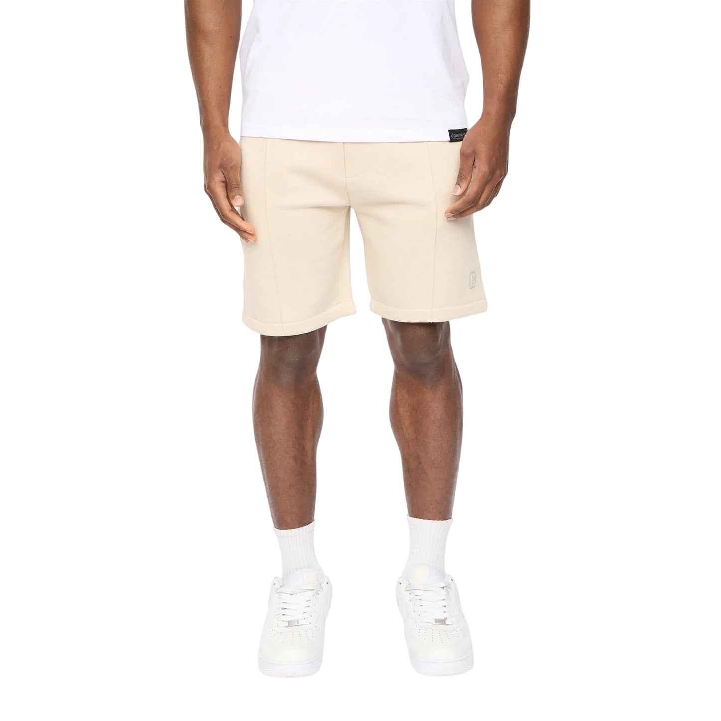 Light Stone - Front - Crosshatch Mens Bardon Casual Shorts