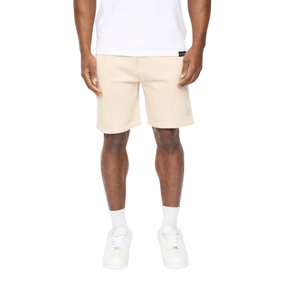 Light Stone - Front - Crosshatch Mens Bardon Casual Shorts
