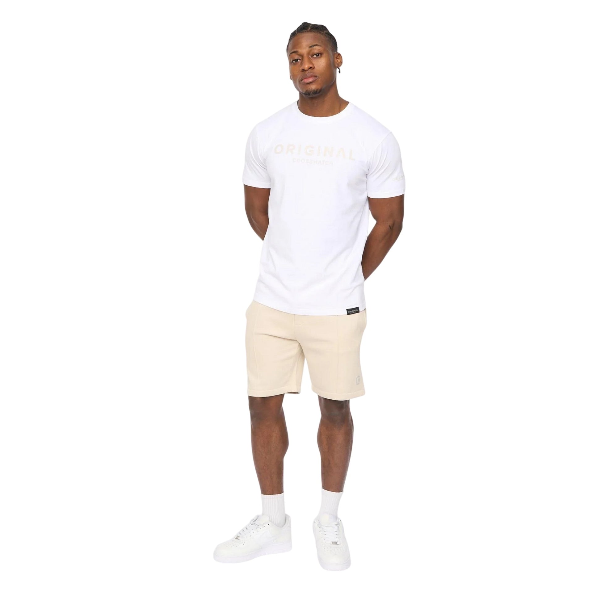 Light Stone - Lifestyle - Crosshatch Mens Bardon Casual Shorts