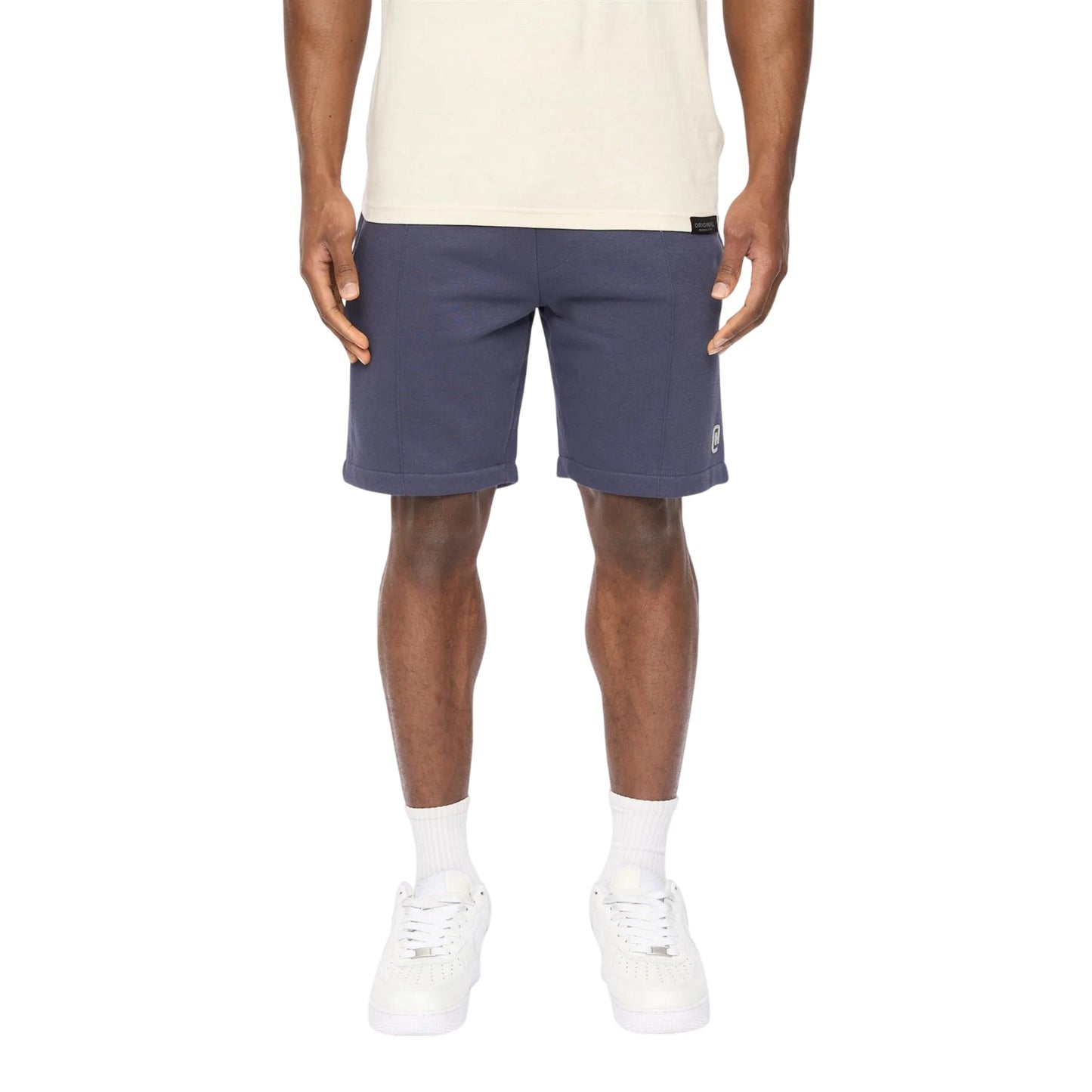 Navy - Front - Crosshatch Mens Bardon Casual Shorts