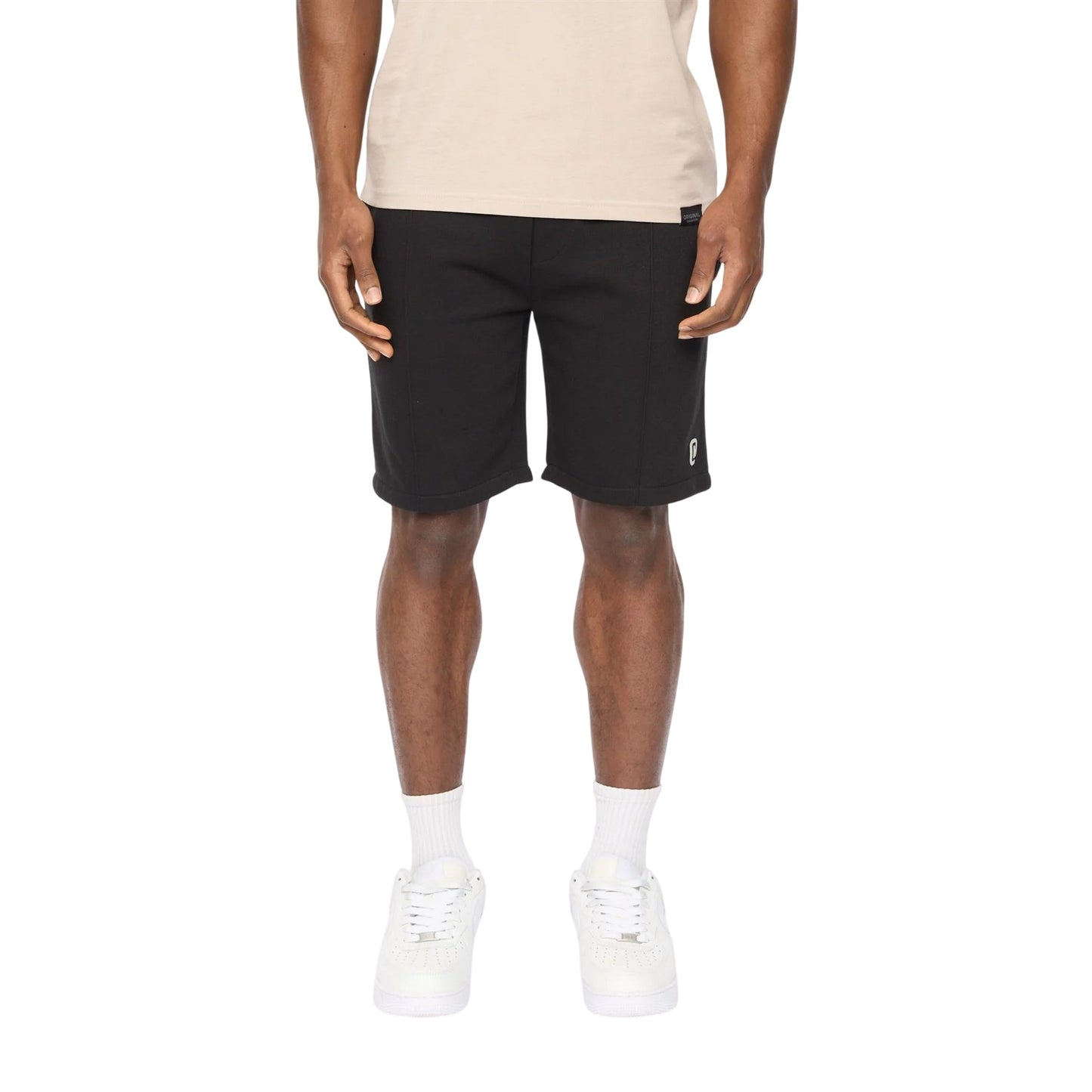Black - Front - Crosshatch Mens Bardon Casual Shorts
