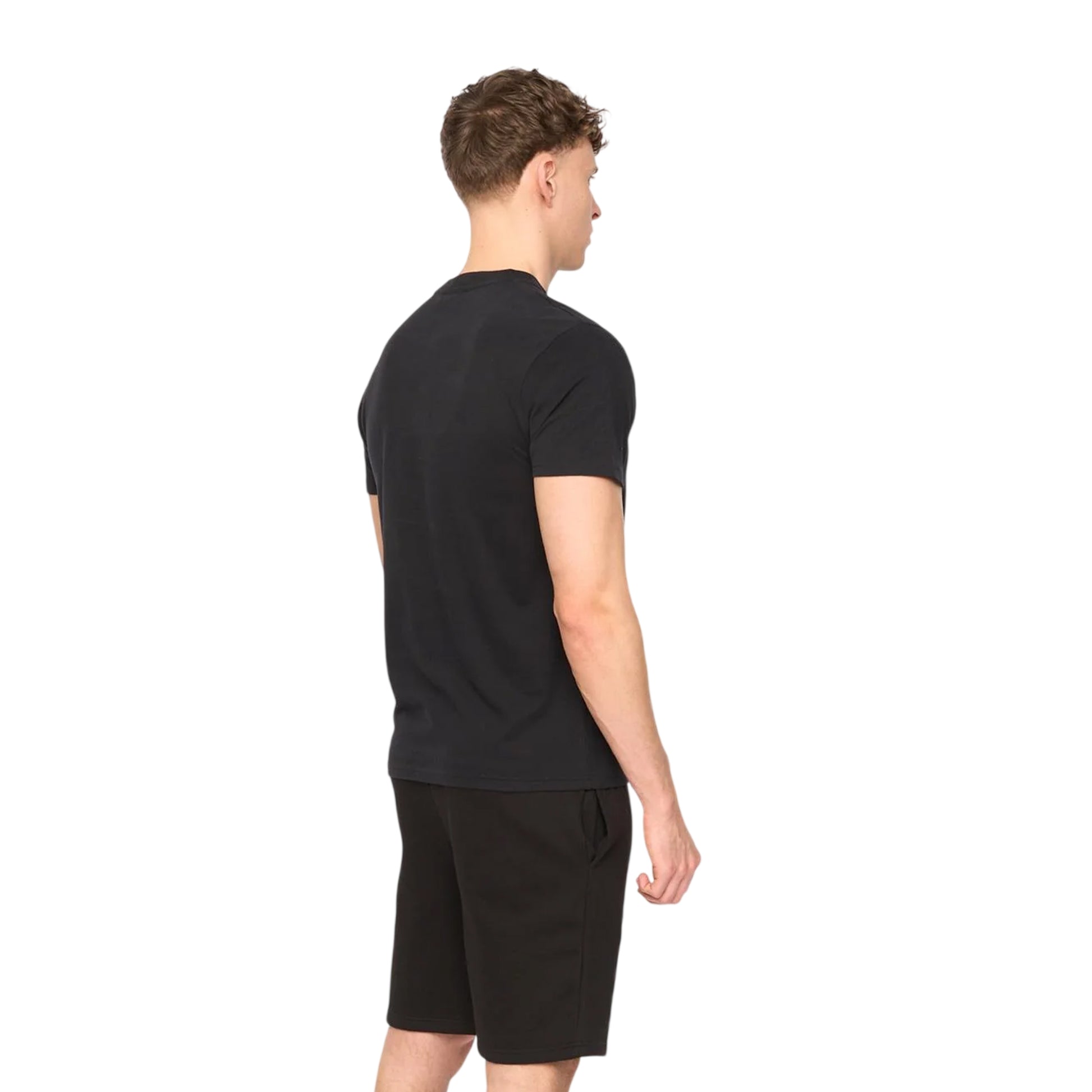 Black - Back - Duck and Cover Mens Randolph Logo Casual T-Shirt