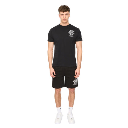 Black - Lifestyle - Duck and Cover Mens Randolph Logo Casual T-Shirt