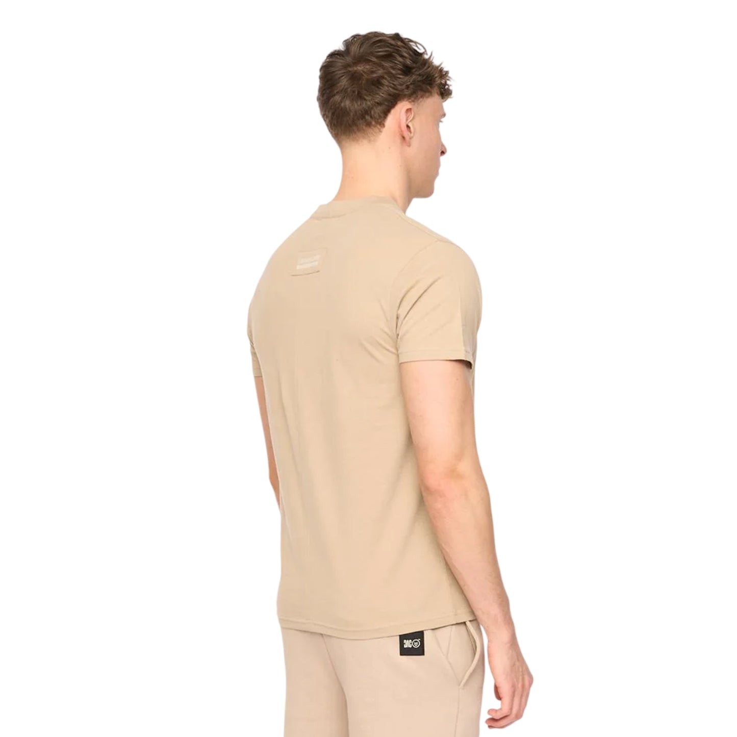 Stone - Back - Duck and Cover Mens Rayland Cotton T-Shirt