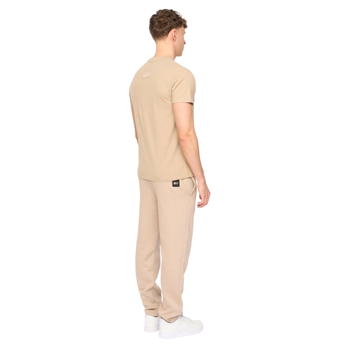 Stone - Pack Shot - Duck and Cover Mens Rayland Cotton T-Shirt