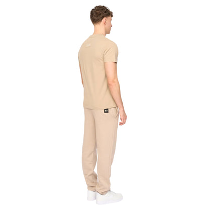 Stone - Pack Shot - Duck and Cover Mens Rayland Cotton T-Shirt