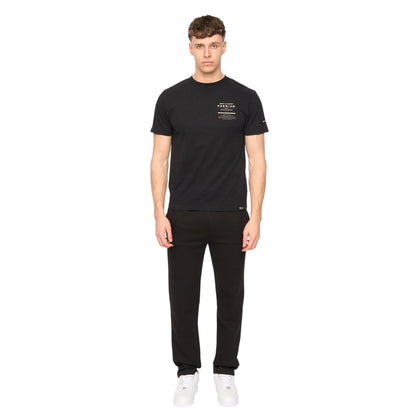 Black - Lifestyle - Duck and Cover Mens Rayland Cotton T-Shirt