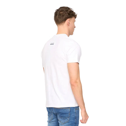White - Back - Duck and Cover Mens Stoneham Brushed Cotton T-Shirt