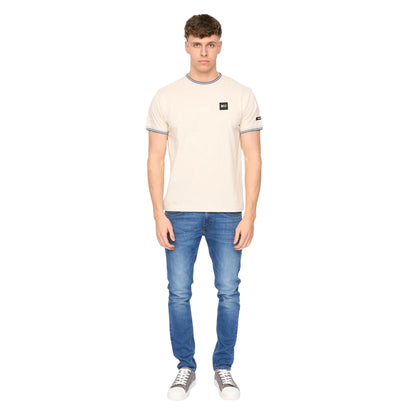 Stone - Lifestyle - Duck and Cover Mens Wrentham Cotton T-Shirt