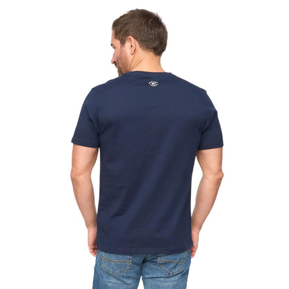 Navy - Back - Bewley & Ritch Mens Milestan T-Shirt