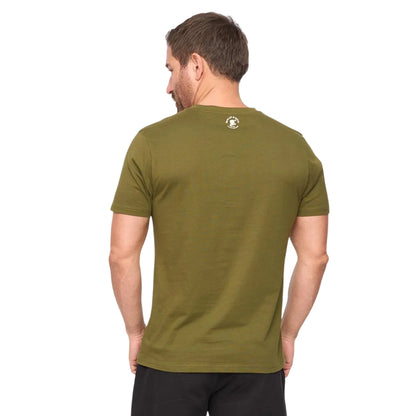 Olive - Back - Bewley & Ritch Mens Milestan T-Shirt