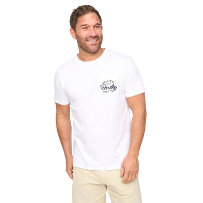 White - Front - Bewley & Ritch Mens Milestan T-Shirt