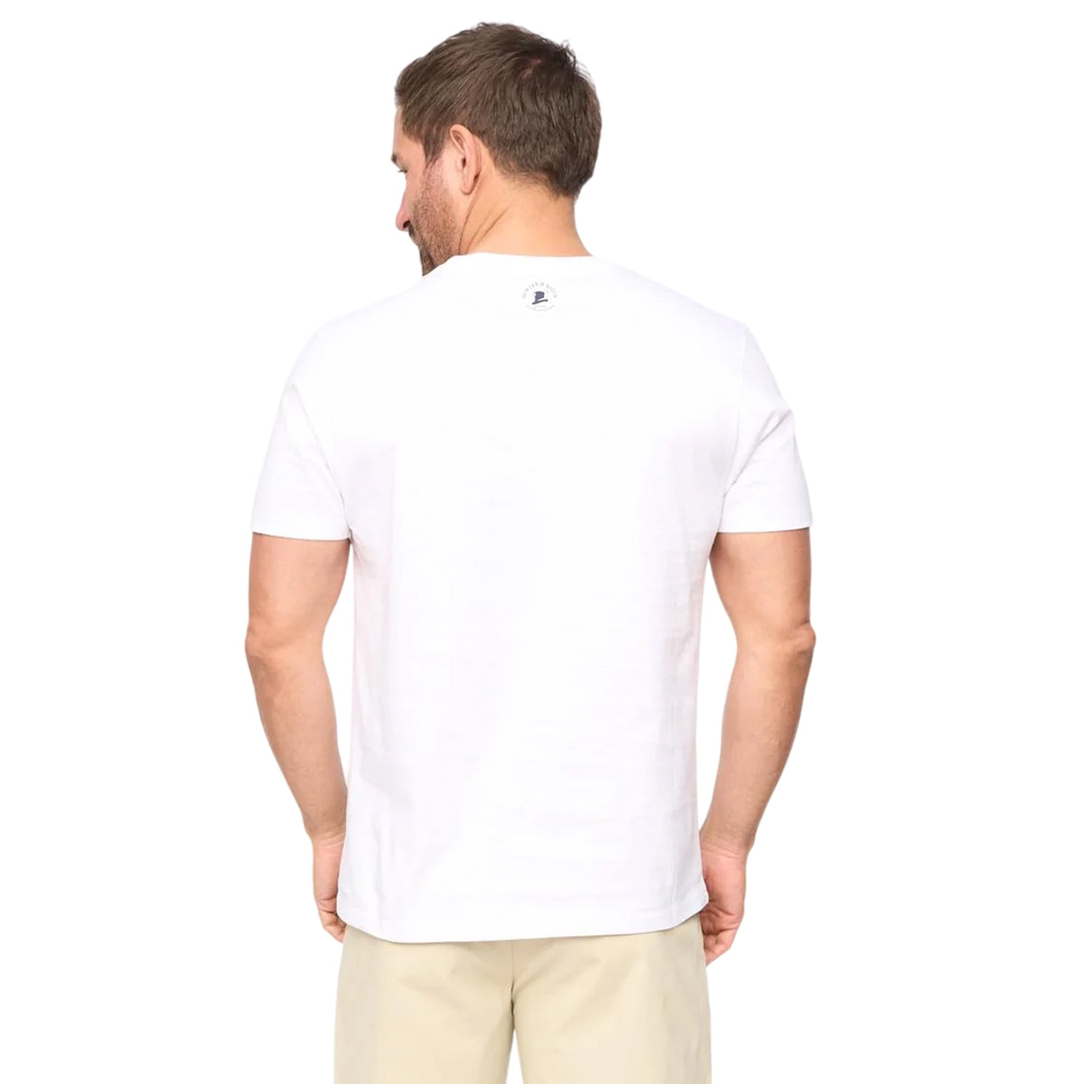 White - Back - Bewley & Ritch Mens Milestan T-Shirt