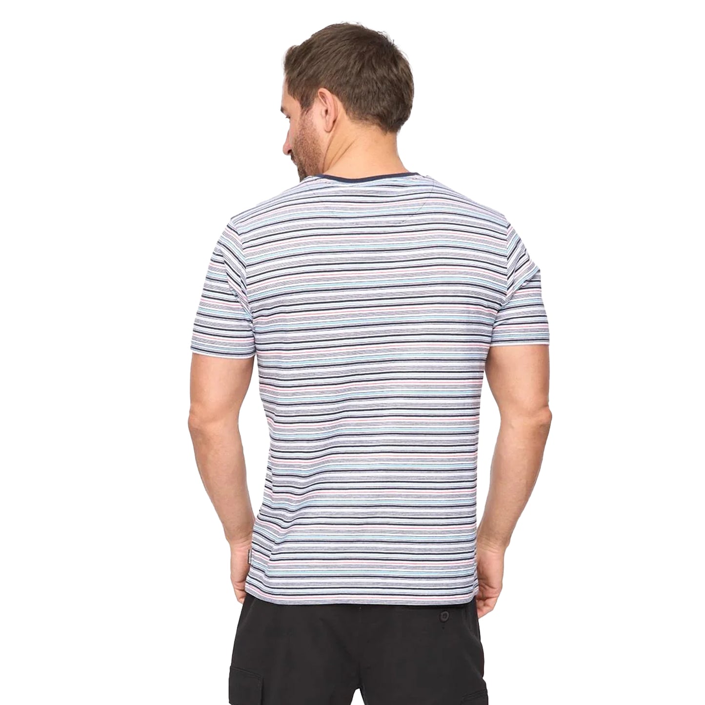 White Stripe - Back - Bewley & Ritch Mens Packham T-Shirt