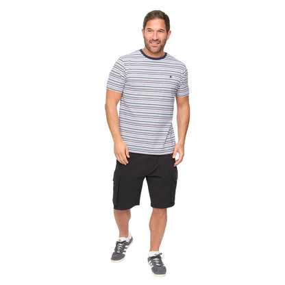 White Stripe - Side - Bewley & Ritch Mens Packham T-Shirt