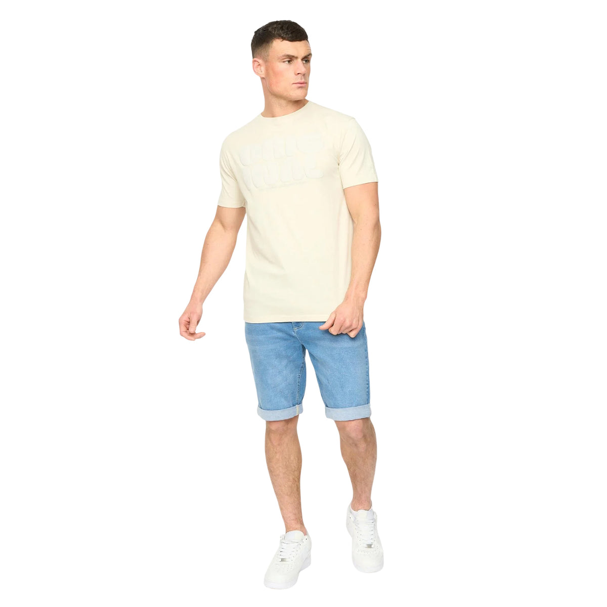 Neutral - Side - Crosshatch Mens Transflate T-Shirt