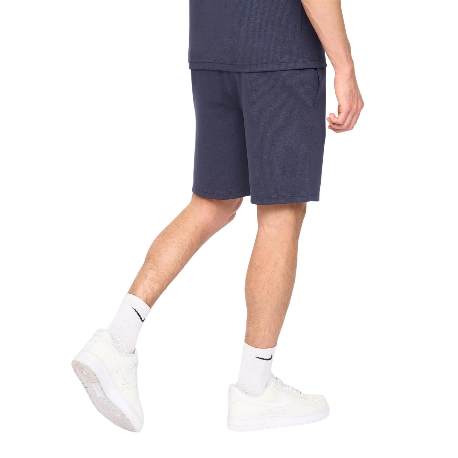 Navy - Back - Duck and Cover Mens Sherborn Shorts