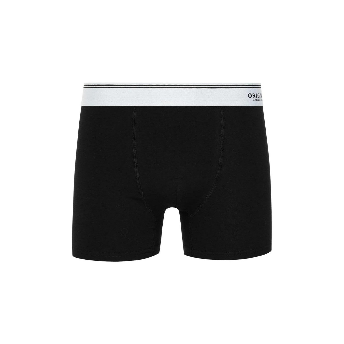 Black - Side - Crosshatch Mens Prismara Boxer Shorts (Pack of 5)