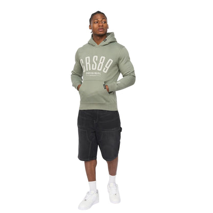 Olive - Lifestyle - Crosshatch Mens Hallfell Hoodie