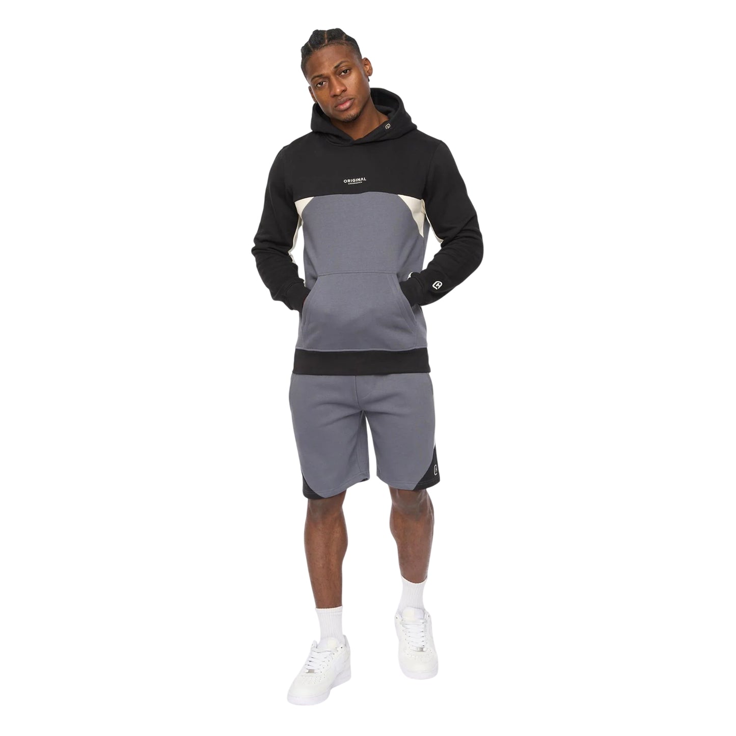 Slate - Lifestyle - Crosshatch Mens Castlebay Hoodie